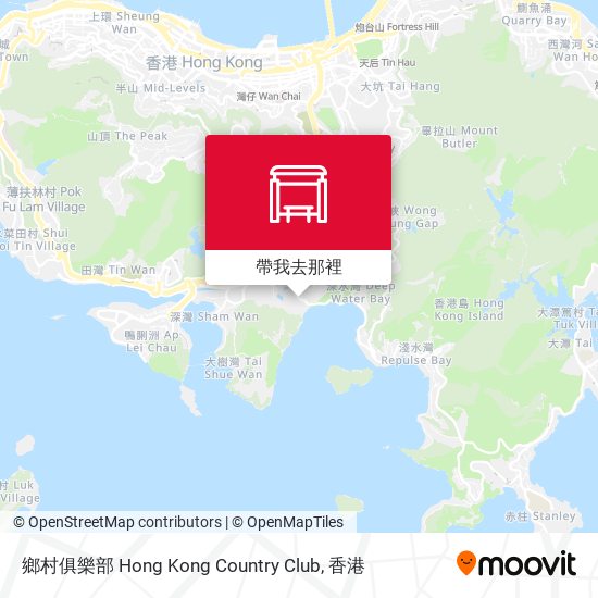 鄉村俱樂部 Hong Kong Country Club地圖