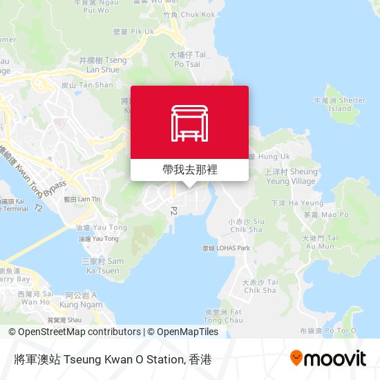 將軍澳站 Tseung Kwan O Station地圖