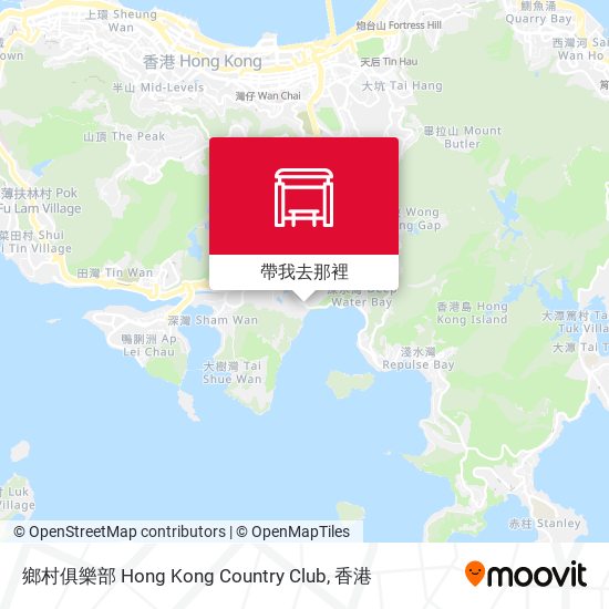 鄉村俱樂部 Hong Kong Country Club地圖