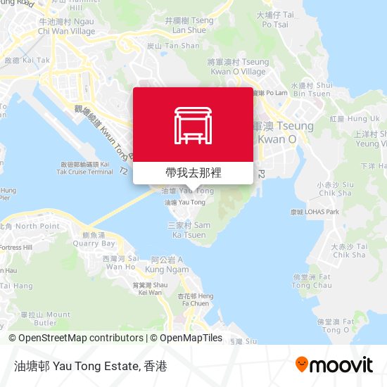 油塘邨 Yau Tong Estate地圖