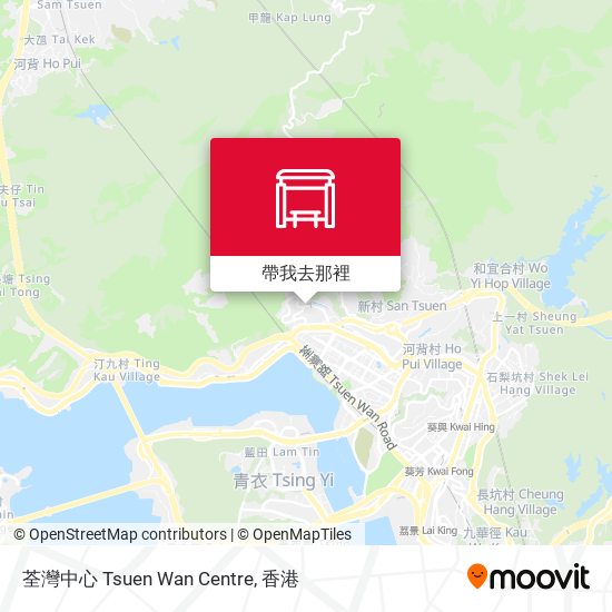 荃灣中心 Tsuen Wan Centre地圖
