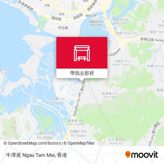牛潭尾 Ngau Tam Mei地圖