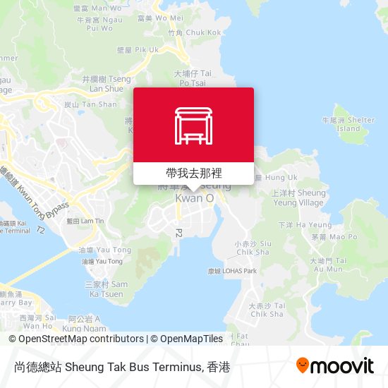 尚德總站 Sheung Tak Bus Terminus地圖