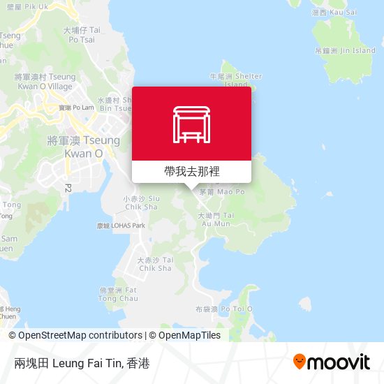 兩塊田 Leung Fai Tin地圖