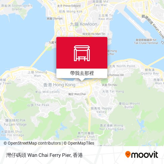 灣仔碼頭 Wan Chai Ferry Pier地圖