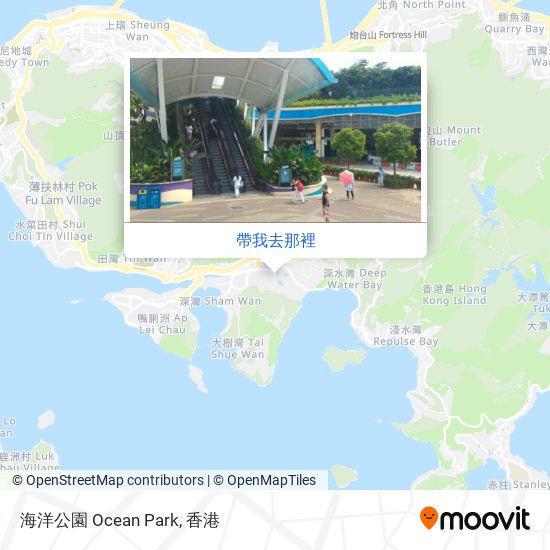 海洋公園 Ocean Park地圖
