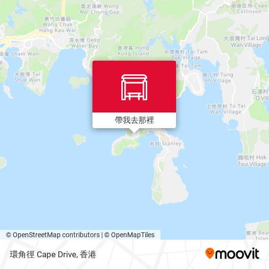 環角徑 Cape Drive地圖