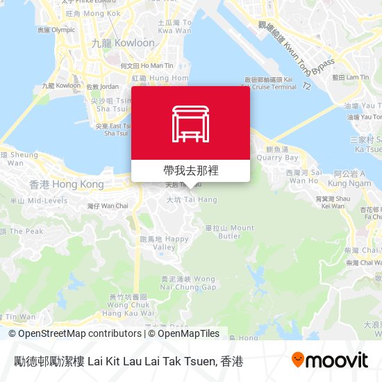 勵德邨勵潔樓 Lai Kit Lau Lai Tak Tsuen地圖