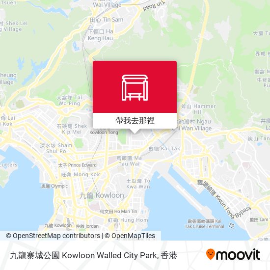 九龍寨城公園 Kowloon Walled City Park地圖