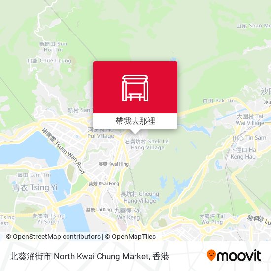 北葵涌街市 North Kwai Chung Market地圖