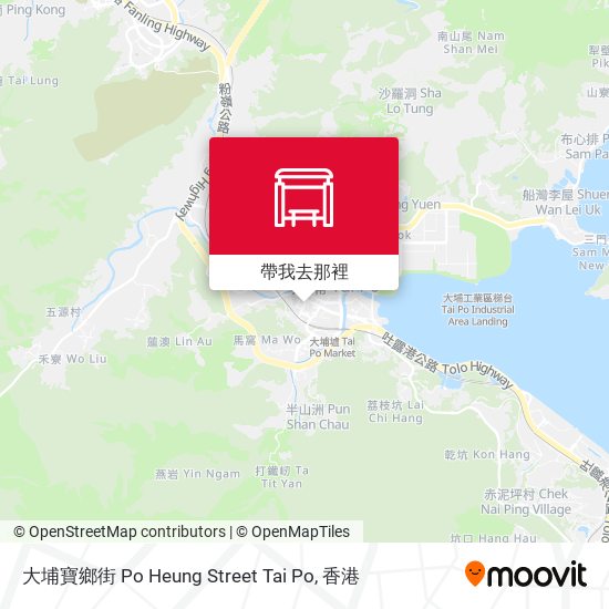 大埔寶鄉街 Po Heung Street Tai Po地圖