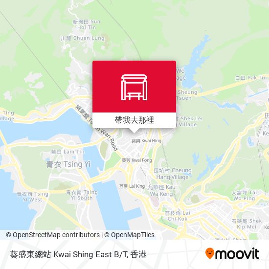 葵盛東總站 Kwai Shing East B/T地圖