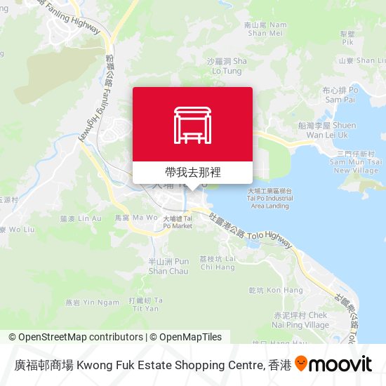 廣福邨商場 Kwong Fuk Estate Shopping Centre地圖