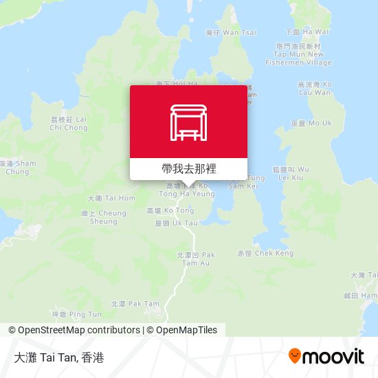 大灘 Tai Tan地圖