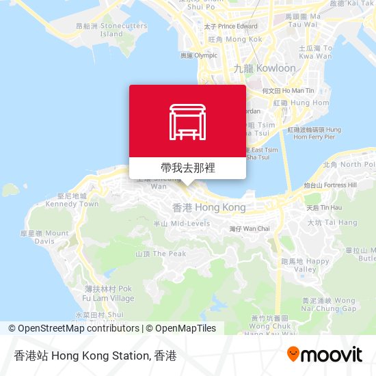 香港站 Hong Kong Station地圖