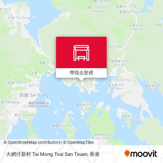大網仔新村 Tai Mong Tsai San Tsuen地圖