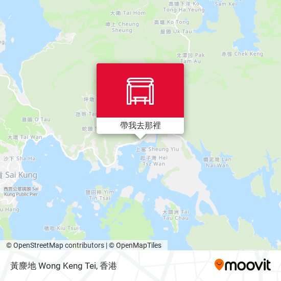黃麖地 Wong Keng Tei地圖