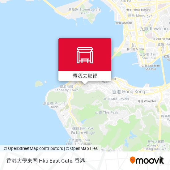 香港大學東閘 Hku East Gate地圖