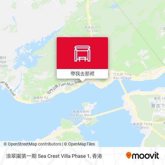 浪翠園第一期 Sea Crest Villa Phase 1地圖