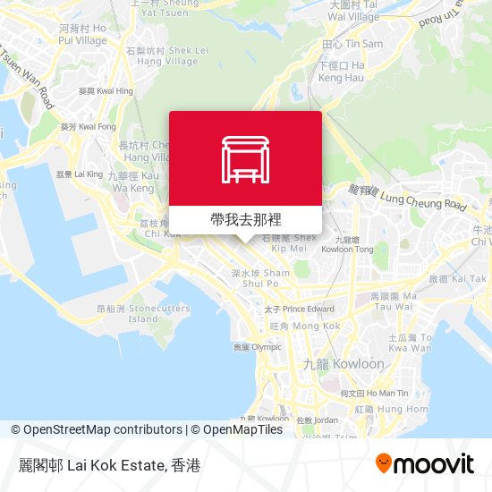 麗閣邨 Lai Kok Estate地圖
