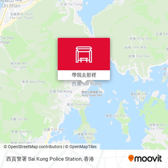 西貢警署 Sai Kung Police Station地圖