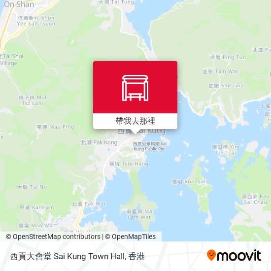 西貢大會堂 Sai Kung Town Hall地圖