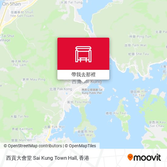 西貢大會堂 Sai Kung Town Hall地圖