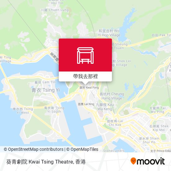 葵青劇院 Kwai Tsing Theatre地圖