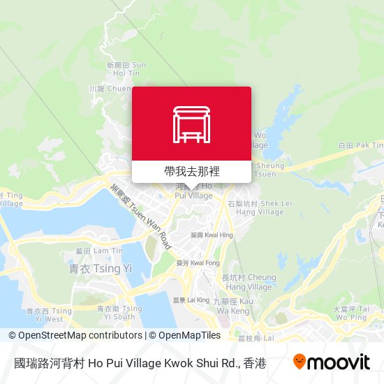國瑞路河背村 Ho Pui Village Kwok Shui Rd.地圖