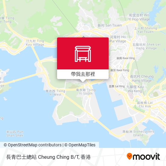長青巴士總站 Cheung Ching B/T地圖
