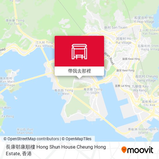 長康邨康順樓 Hong Shun House Cheung Hong Estate地圖