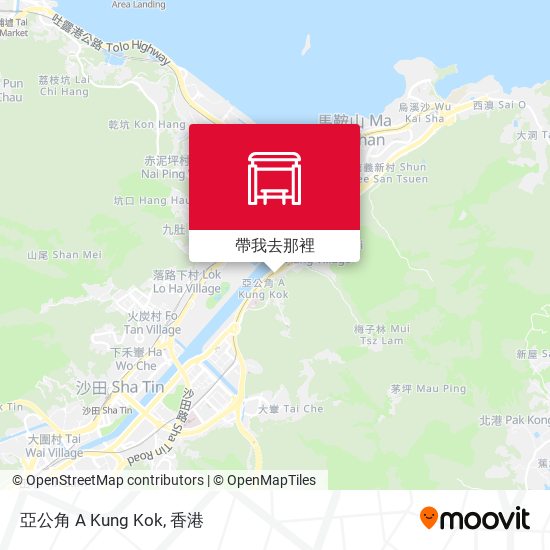 亞公角 A Kung Kok地圖