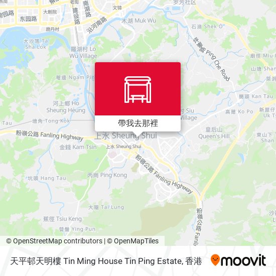 天平邨天明樓 Tin Ming House Tin Ping Estate地圖