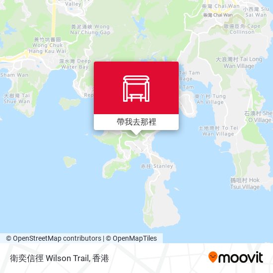 衛奕信徑 Wilson Trail地圖