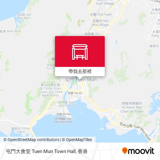 屯門大會堂 Tuen Mun Town Hall地圖