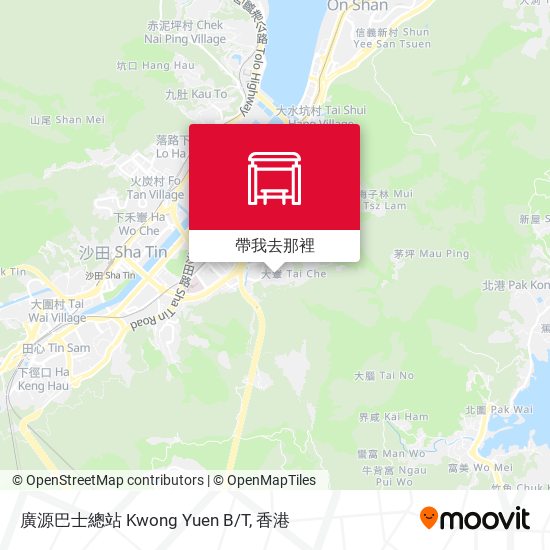 廣源巴士總站 Kwong Yuen B/T地圖