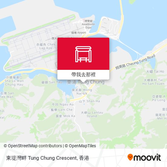 東堤灣畔 Tung Chung Crescent地圖