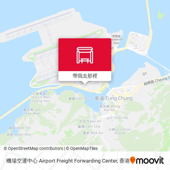 機場空運中心 Airport Freight Forwarding Center地圖