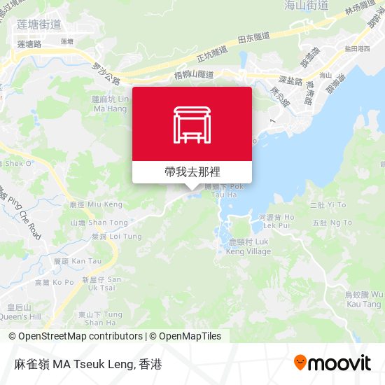 麻雀嶺 MA Tseuk Leng地圖