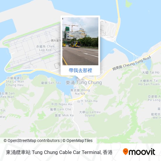 東涌纜車站 Tung Chung Cable Car Terminal地圖