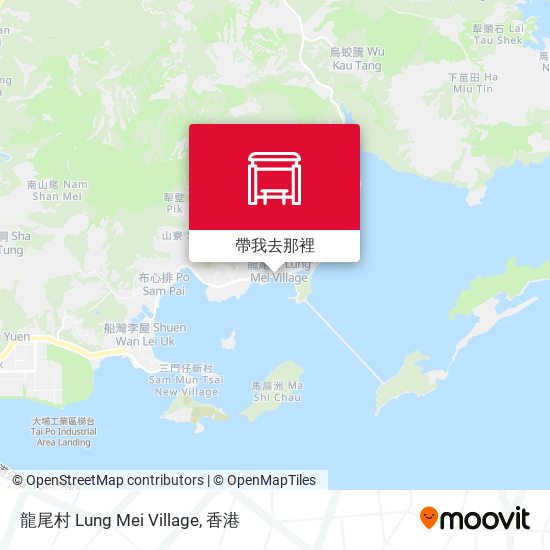 龍尾村 Lung Mei Village地圖