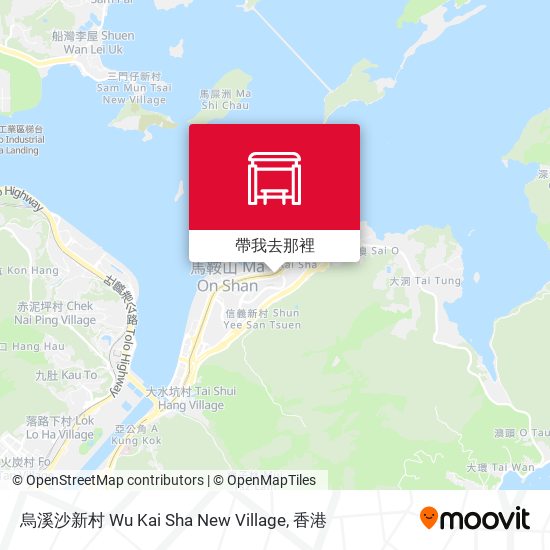 烏溪沙新村 Wu Kai Sha New Village地圖
