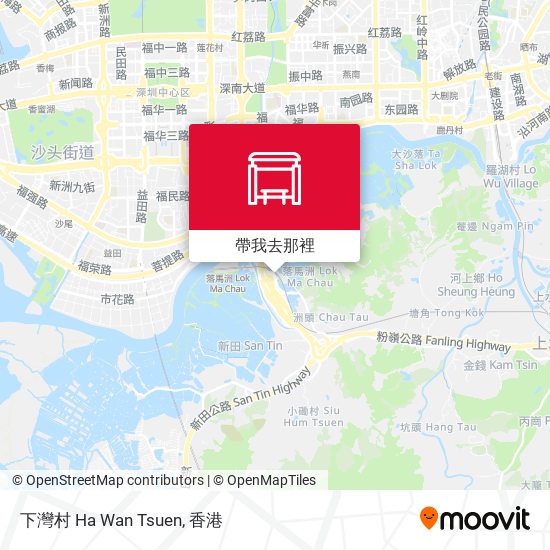 下灣村 Ha Wan Tsuen地圖