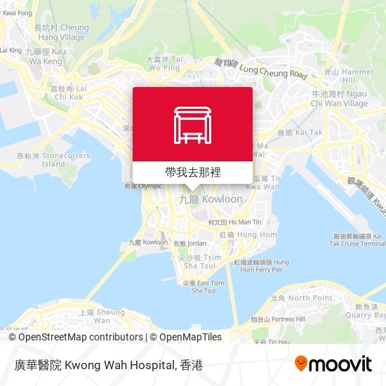 廣華醫院 Kwong Wah Hospital地圖