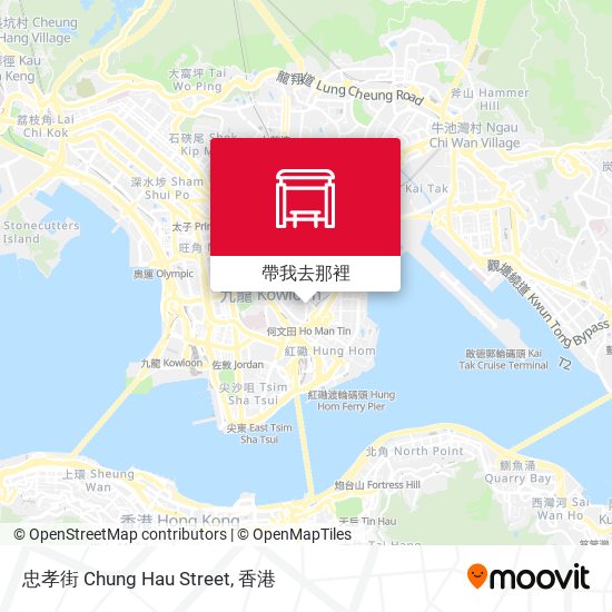 忠孝街 Chung Hau Street地圖