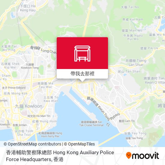 香港輔助警察隊總部 Hong Kong Auxiliary Police Force Headquarters地圖