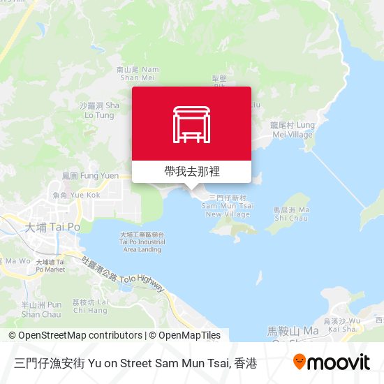 三門仔漁安街 Yu on Street Sam Mun Tsai地圖