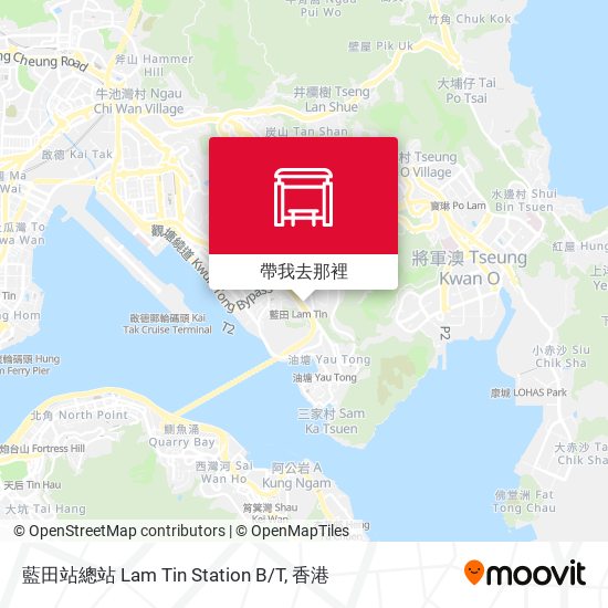 藍田站總站 Lam Tin Station B/T地圖