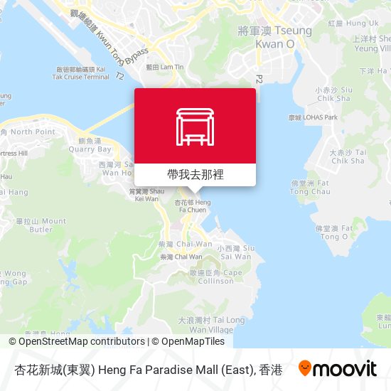 杏花新城(東翼) Heng Fa Paradise Mall (East)地圖