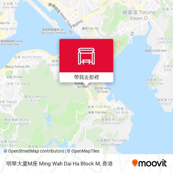 明華大廈M座 Ming Wah Dai Ha Block M地圖